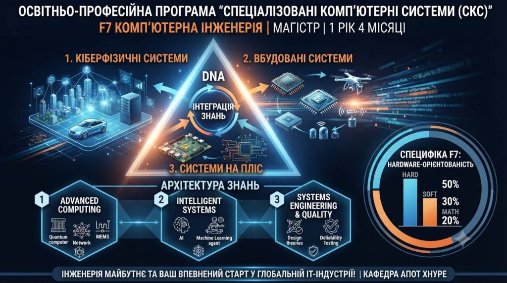 Магістратура майбутнього: освітня програма «Спеціалізовані комп’ютерні системи (СКС)»