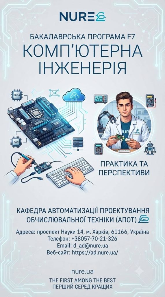 Освітня програма «Комп’ютерна інженерія» (Бакалаврат): Твій старт у світ розумних технологій